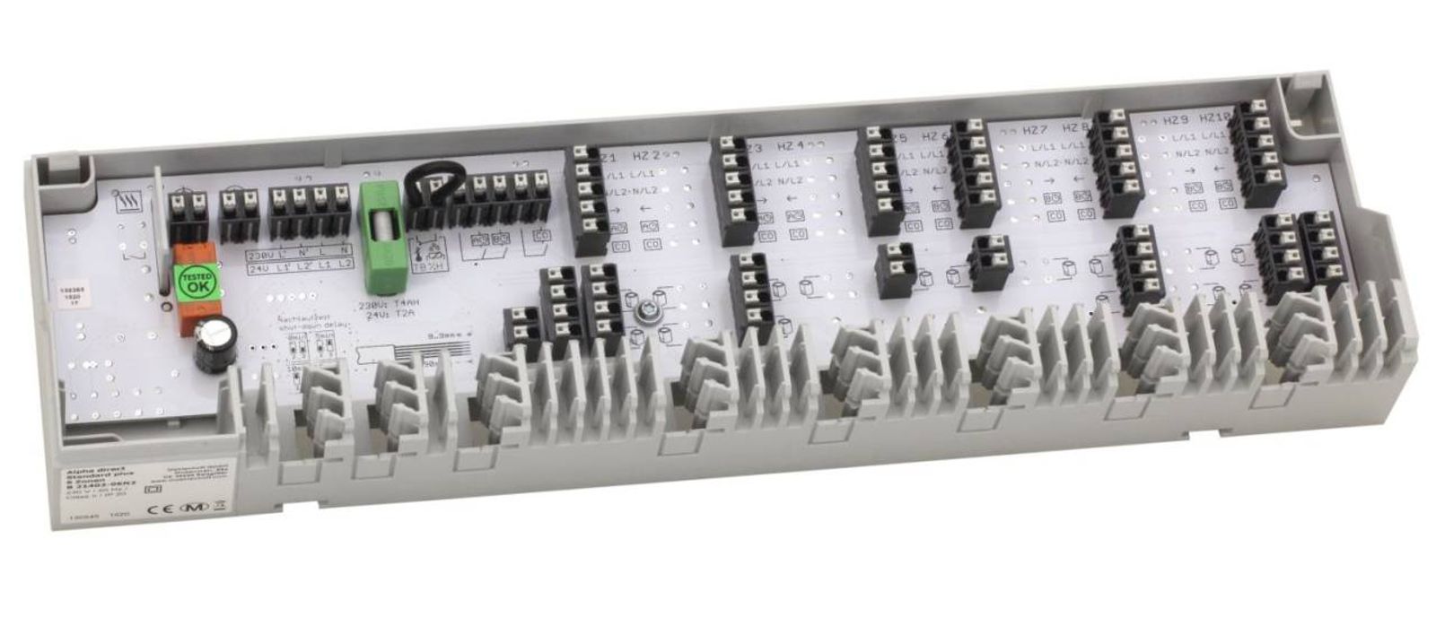 Anschlussleiste Alpha Basis direct Standard Plus 230 V für 6 Heiz- und Kühlzonen