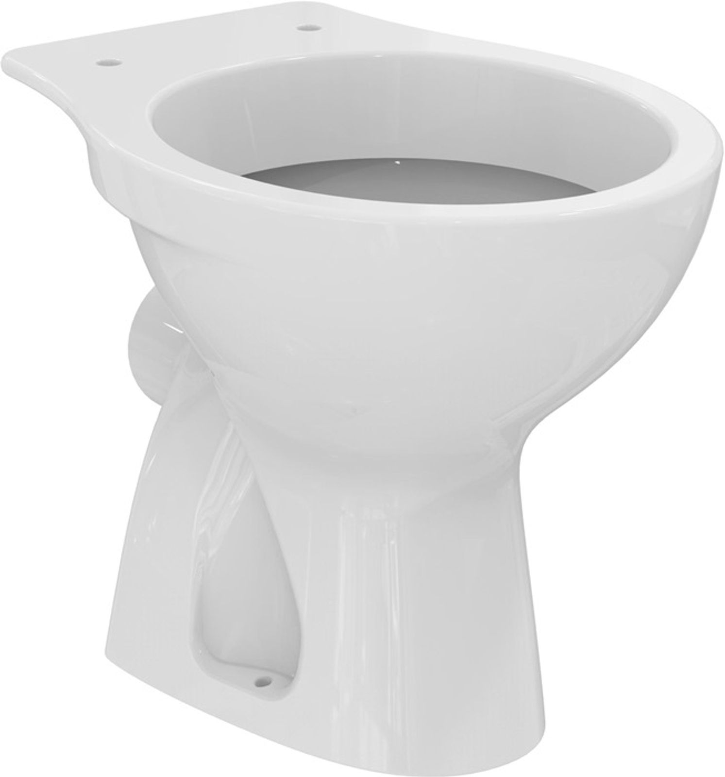 Ideal Standard Standtiefspül-WC Eurovit, außen waagr., 360x500x395mm, Weiß
