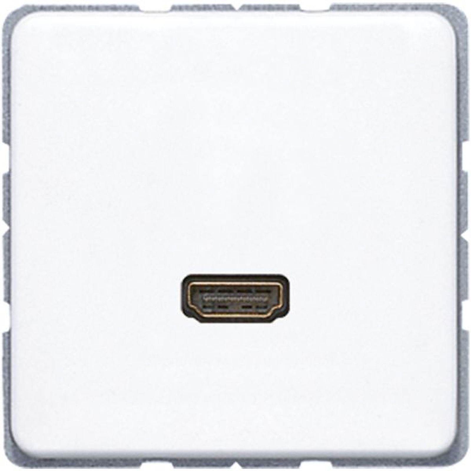 Jung HDMI-Steckdose UPmont Kanaleinb weiß CD MA  1112 WW 1HDMI RAL9010