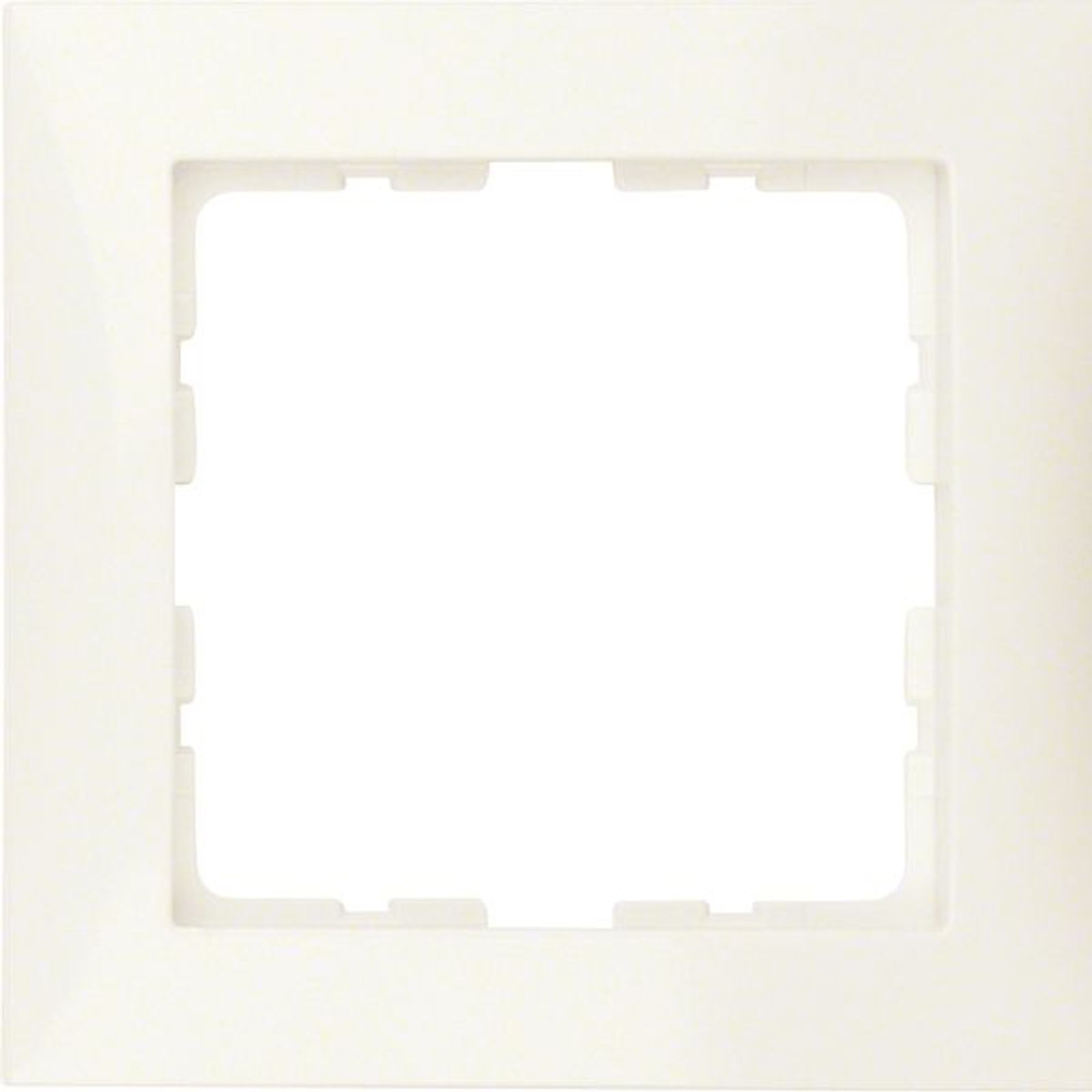 Berker 10118982 Rahmen 1fach S.1 weiß, glänzend