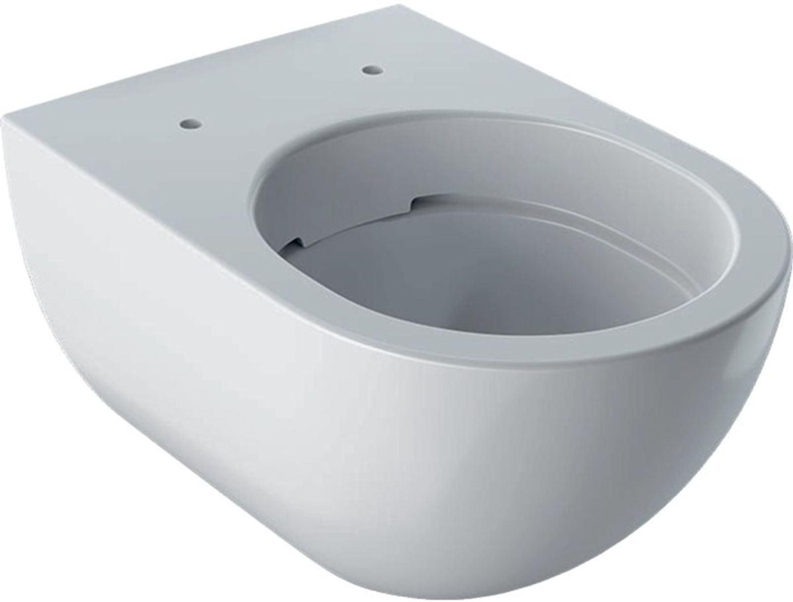 Geberit Acanto Wand-WC Tiefspüler geschlossene Form, Rimfree, weiß
