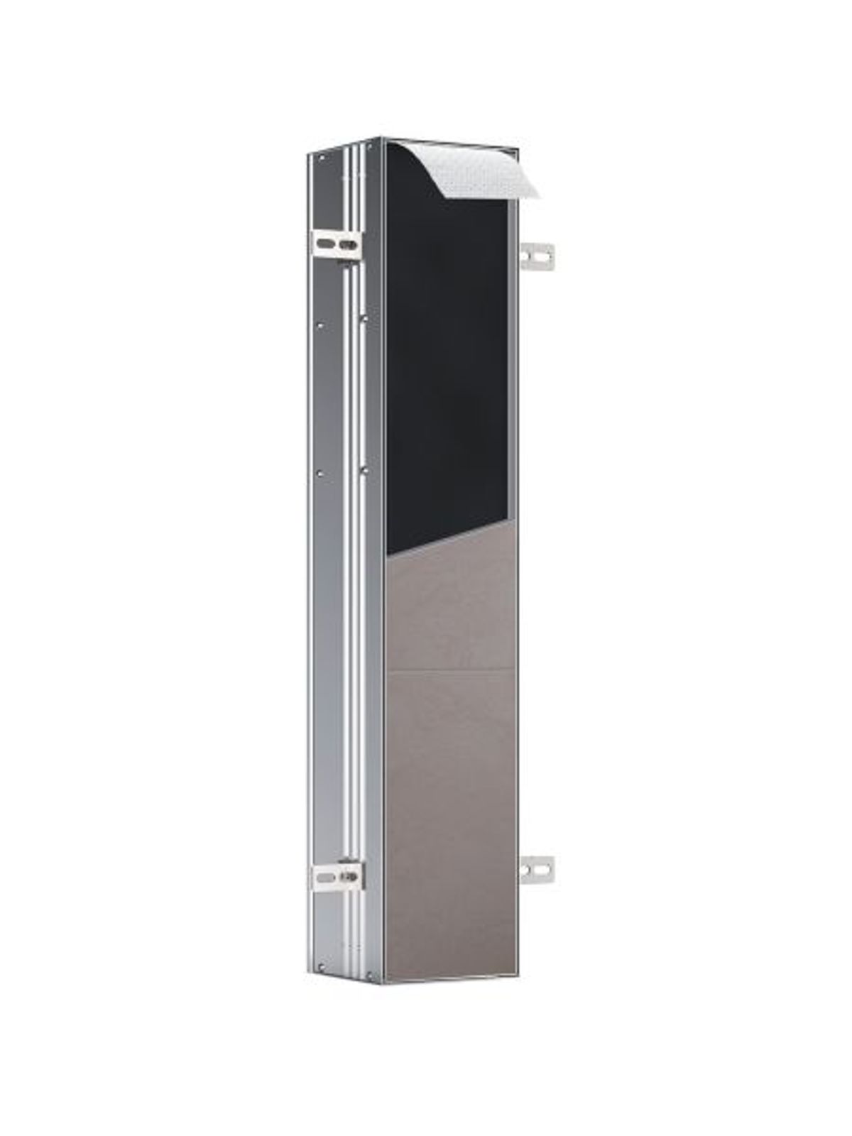 Emco Bad asis plus WC-Modul Unterputz Papierentnahme oben 803 mm Tür links
