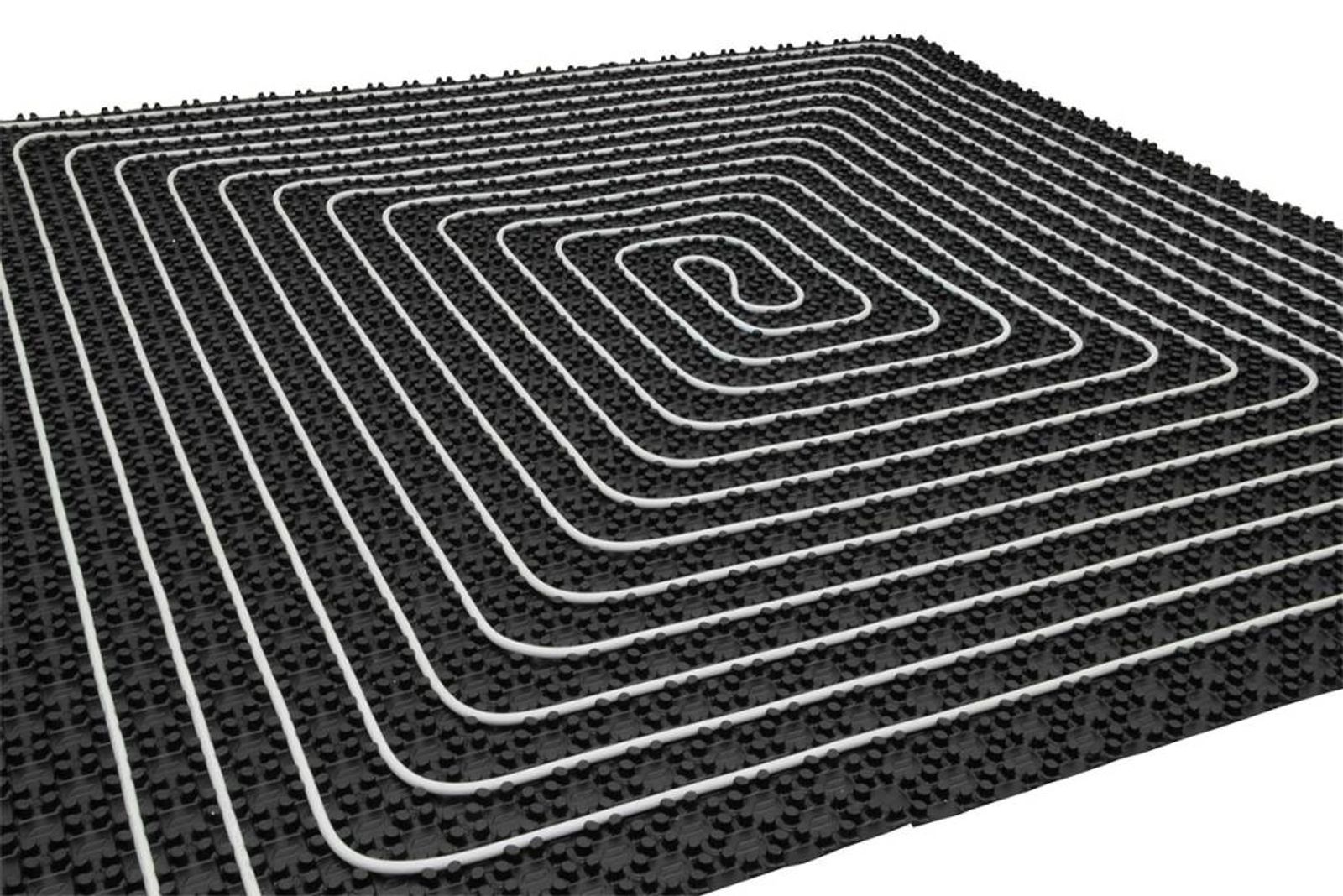 Fußbodenheizung Noppen-Systemplatte Basic ohne Dämmung (10 m²)