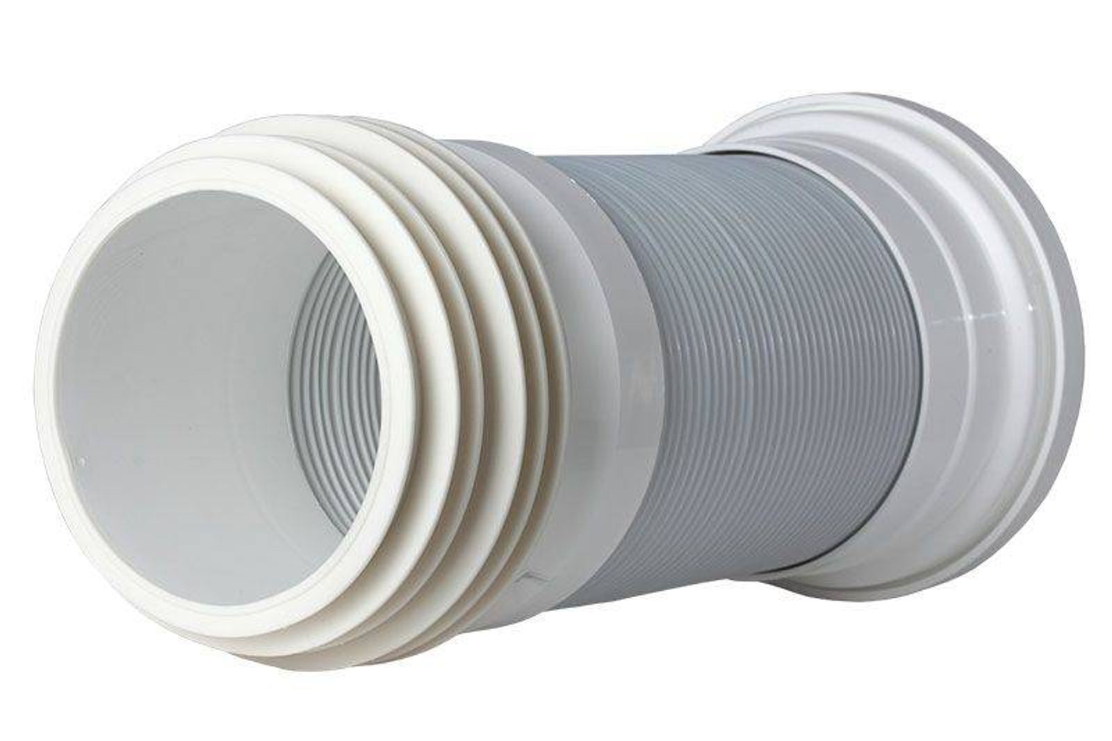 Airfit WC-Anschlussrohr flexibel weiß DN 98 - DN 105 285 - 500 mm