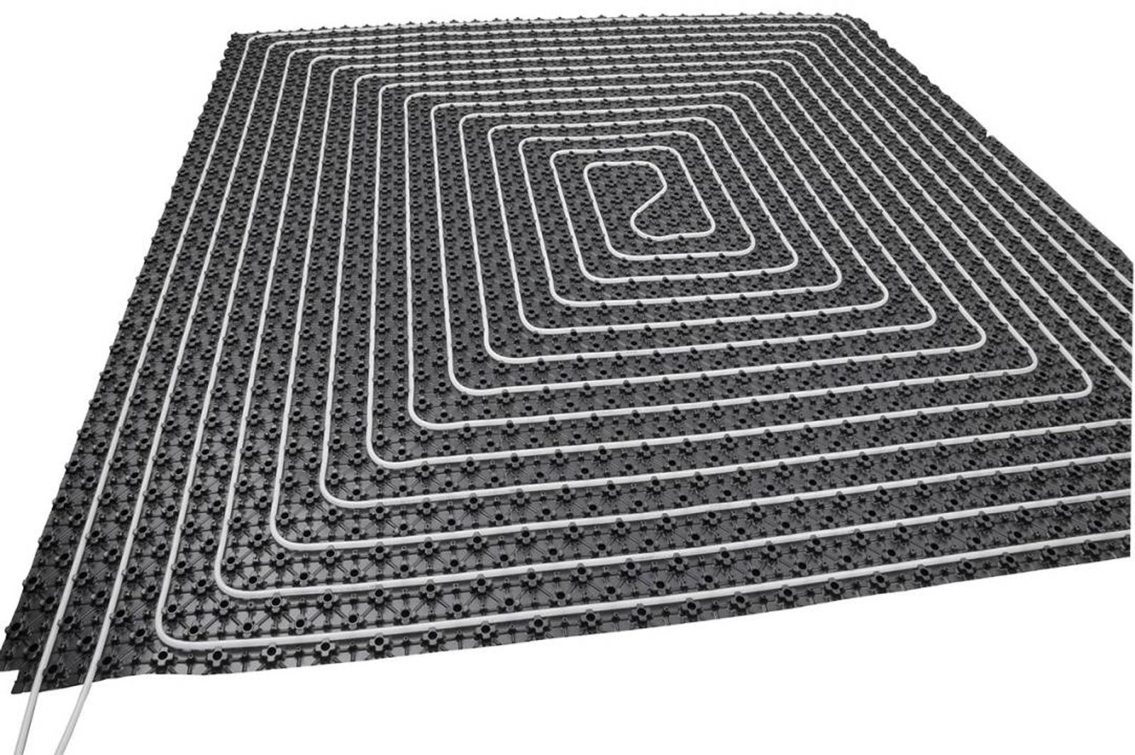 Fußbodenheizung Mini Dünnschichtsystem für geringen Aufbau für 10-12 mm Rohr (4,8 m²)