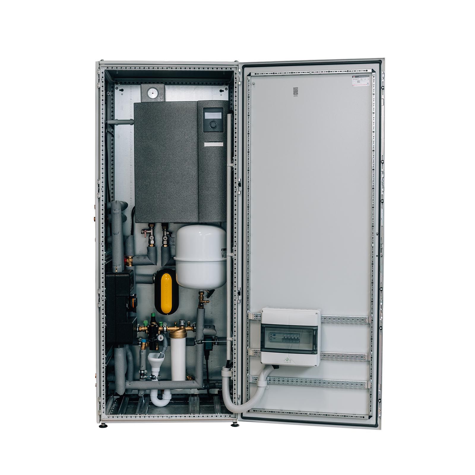 ThermCube Basic All-in-One Luft-Wasser Wärmepumpen System Speicheranschluss links