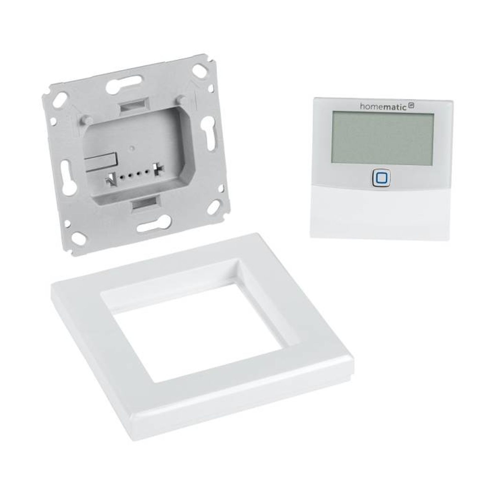 Homematic IP Wired Smart Home Temperatur- und Luftfeuchtigkeitssensor mit Display HmIPW-STHD - innen