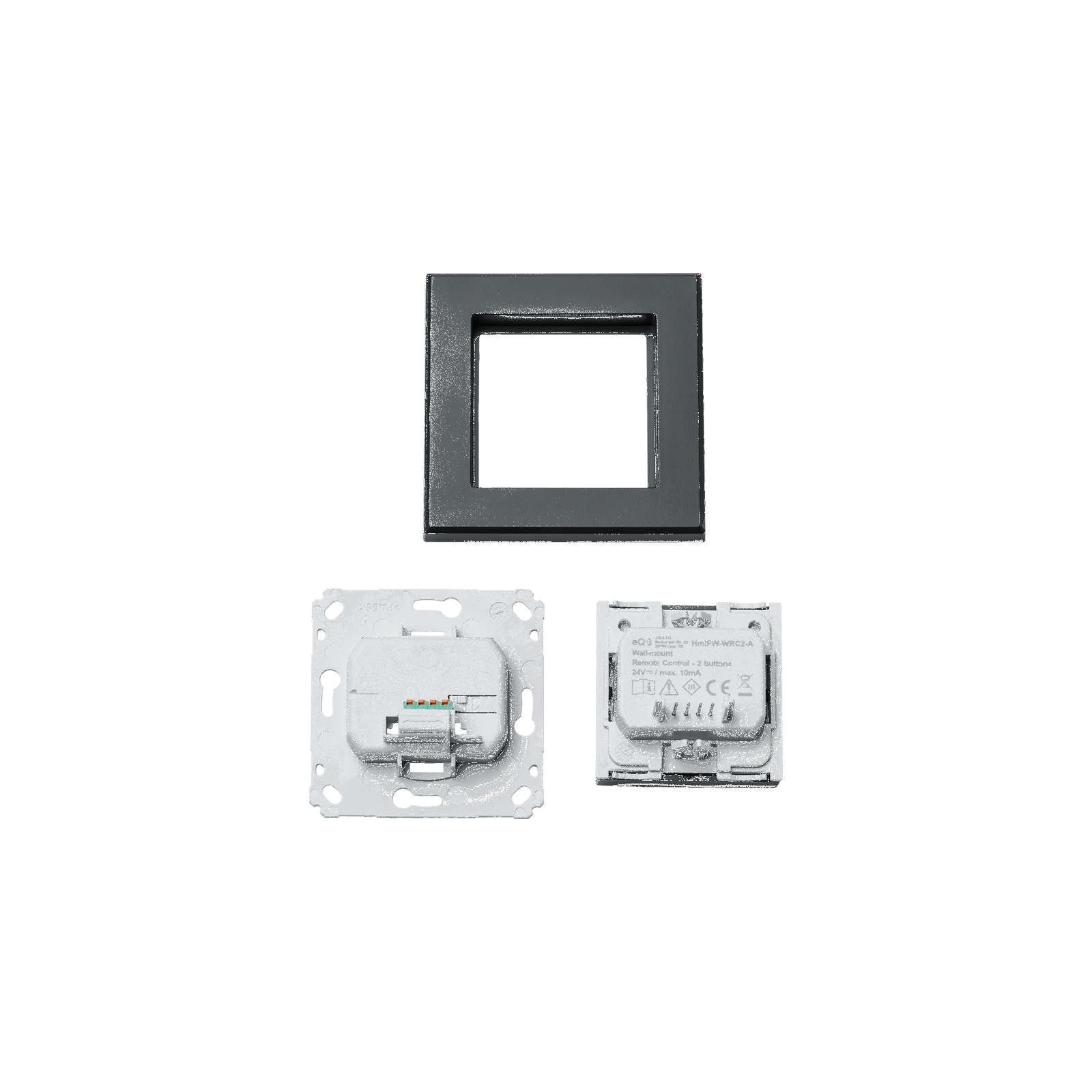 Homematic IP Wired Smart Home Wandtaster HmIPW-WRC2-A - 2-fach anthrazit