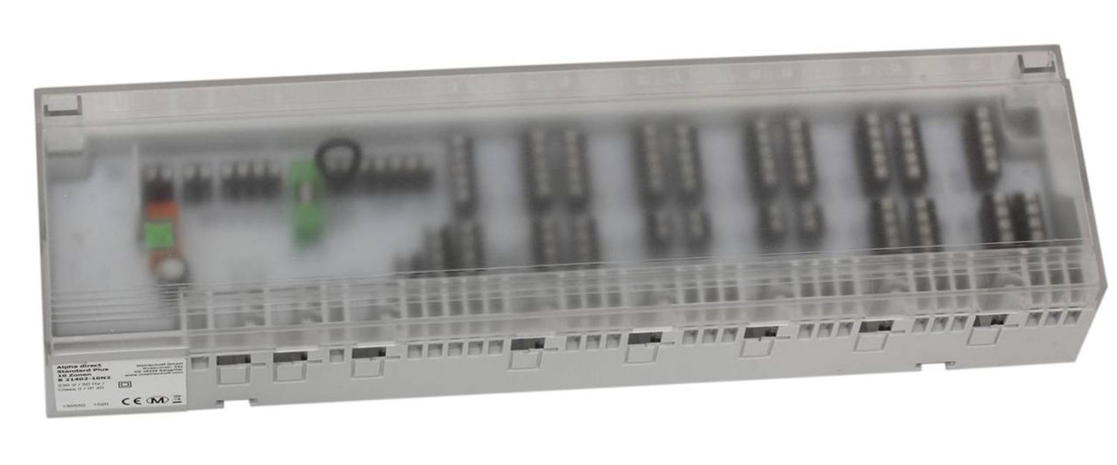Anschlussleiste Alpha Basis direct Standard Plus 230 V für 10 Heiz-/Kühlzonen