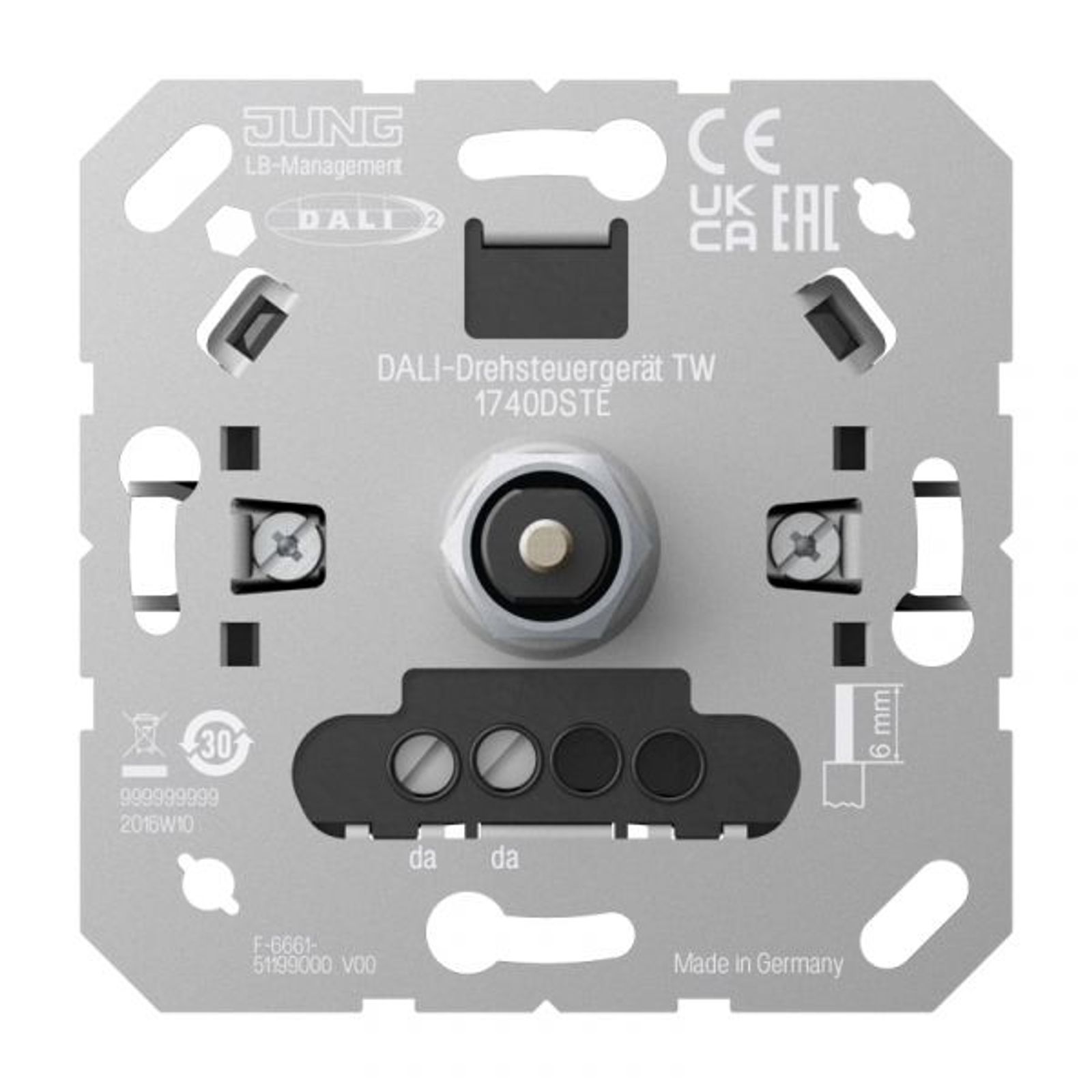 Jung Dali-Potentiometer UP Taste 230V 1740 DSTE 2mA Lichtwertspeicher