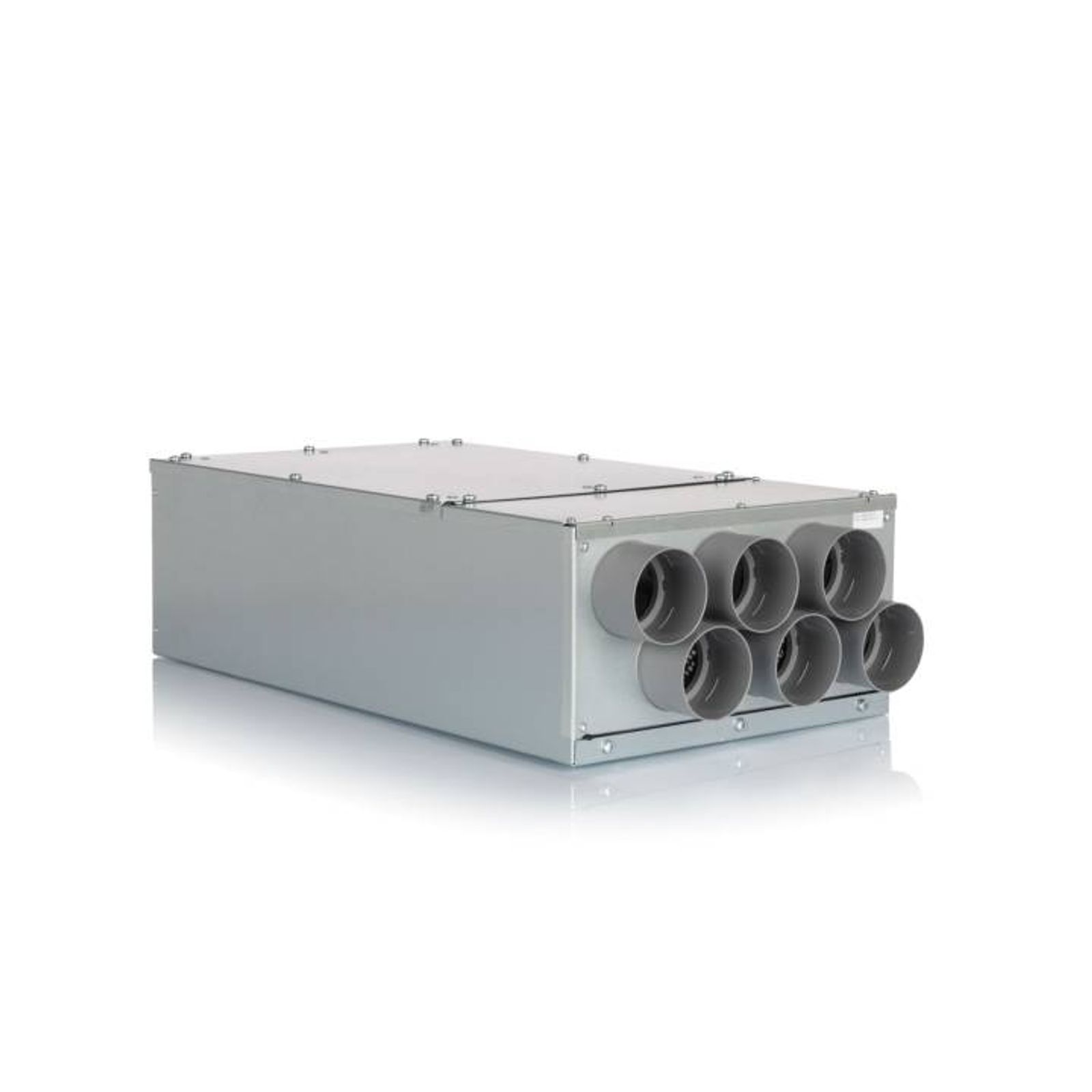 Luftverteiler 6x DN75 für Kunststoff-Flexkanal mit Schalldämpfer DN160