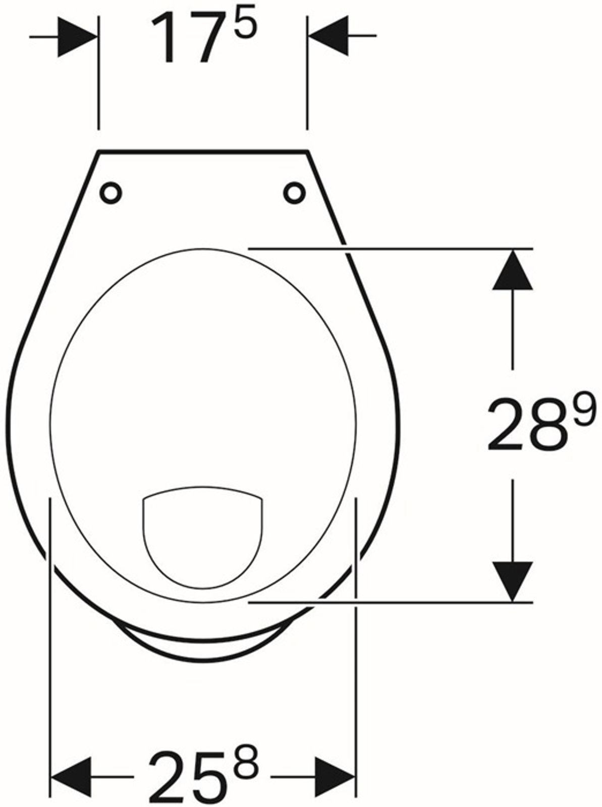 Geberit Bambini Stand-WC für Kinder Flachspüler, H:35cm, weiß