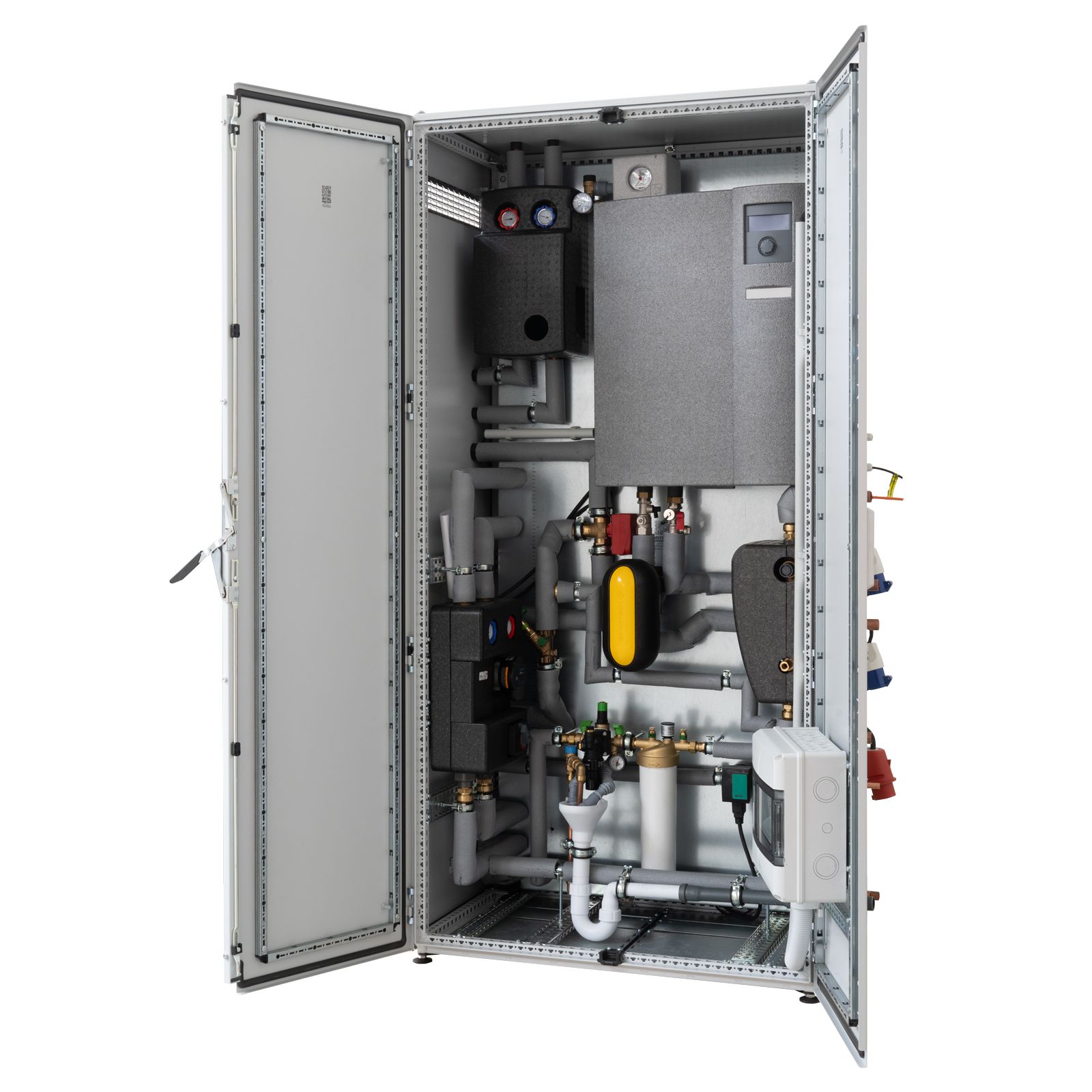 ThermCube Premium Plus All-in-One Luft-Wasser Wärmepumpen System Speicheranschluss links