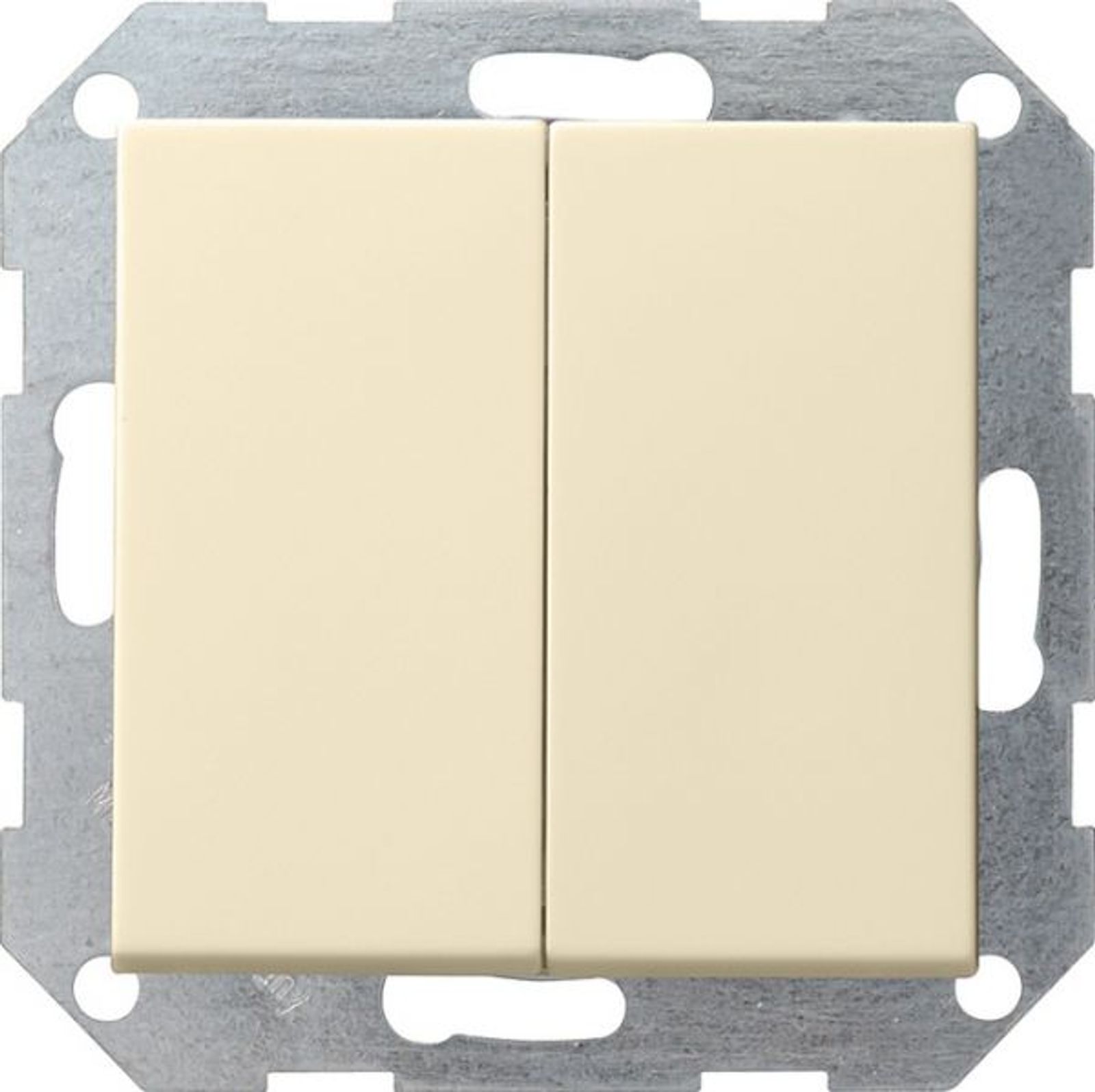 Gira 2-fach-Wechselschalter Taster weiß glänzend System 55 012801 UP IP20 2-fach