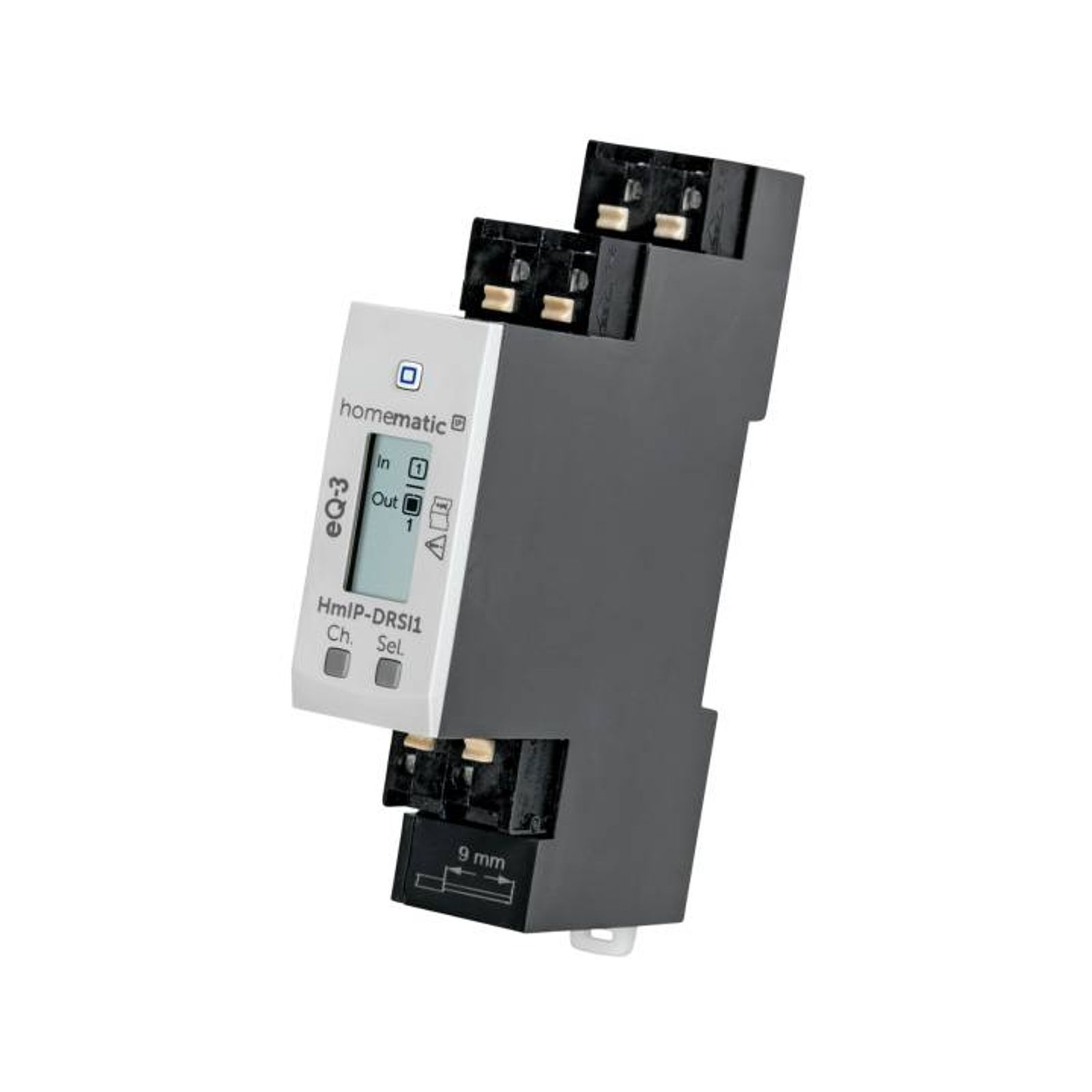 Homematic IP Smart Home Funk-Schaltaktor für Hutschienenmontage, HmIP-DRSI1, 1-fach