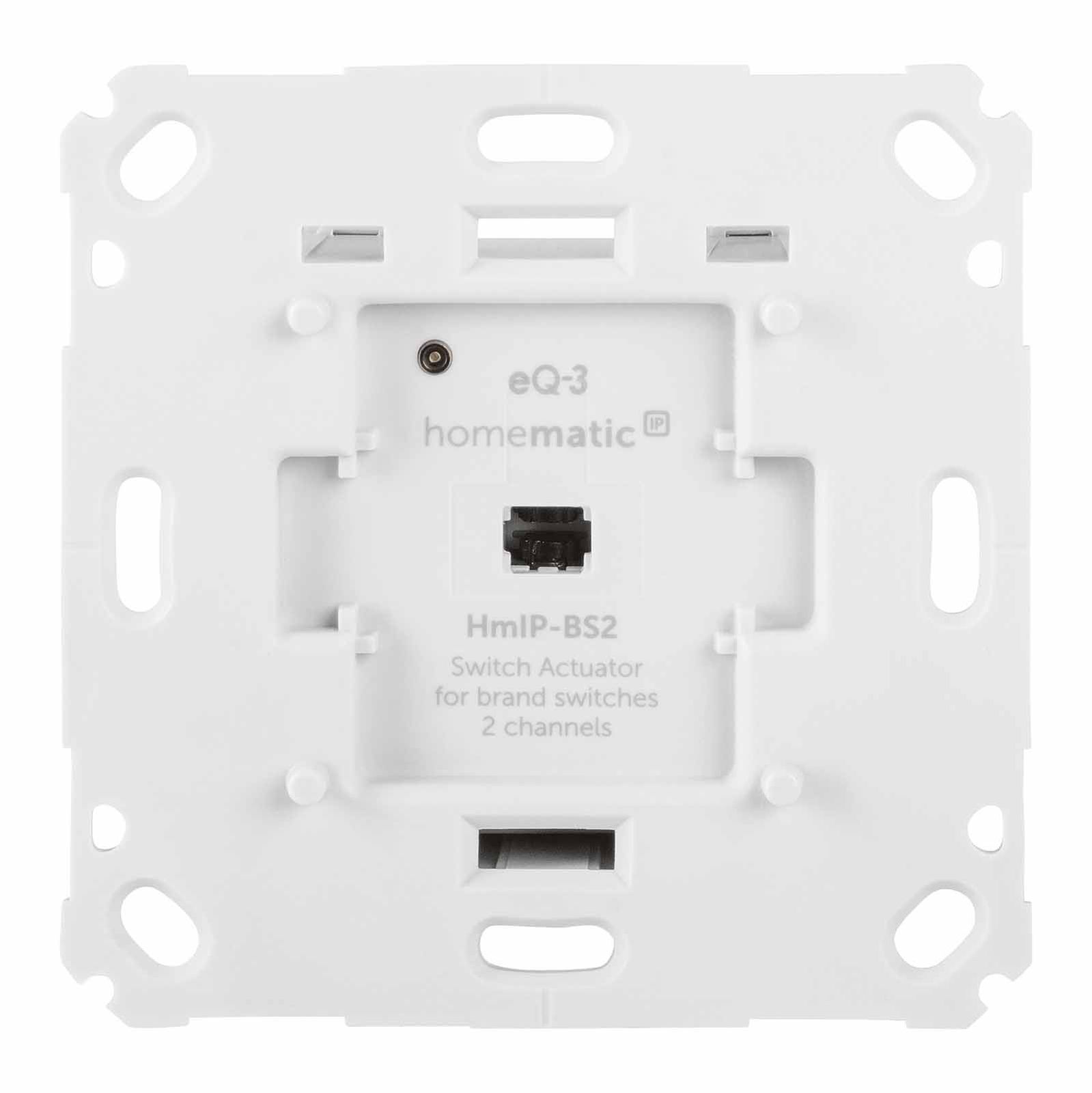 Homematic IP Smart Home Schaltaktor für Markenschalter 2-fach HmIP-BS2