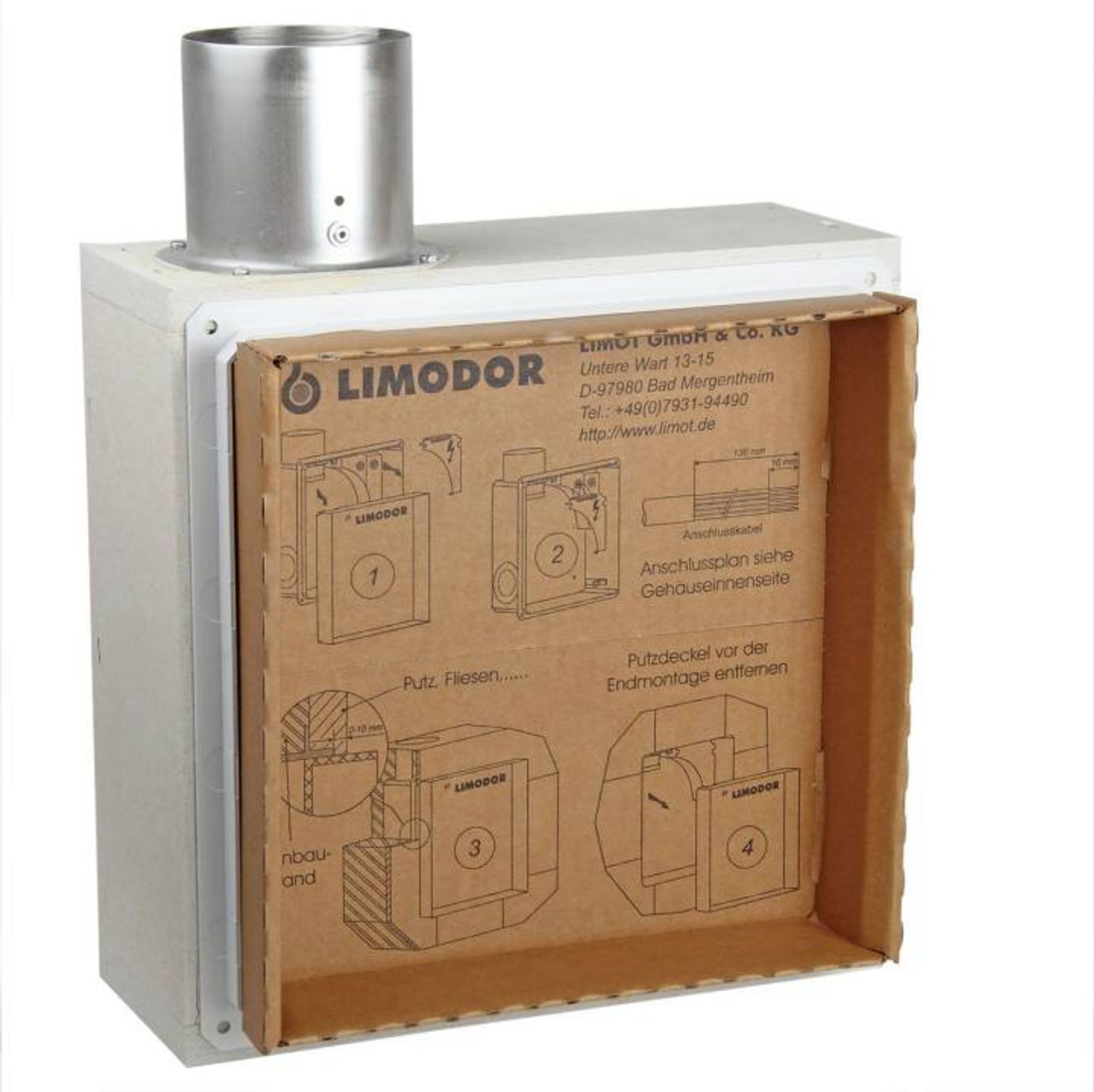 Limodor Einbaukasten compact-K mit Brandschutz