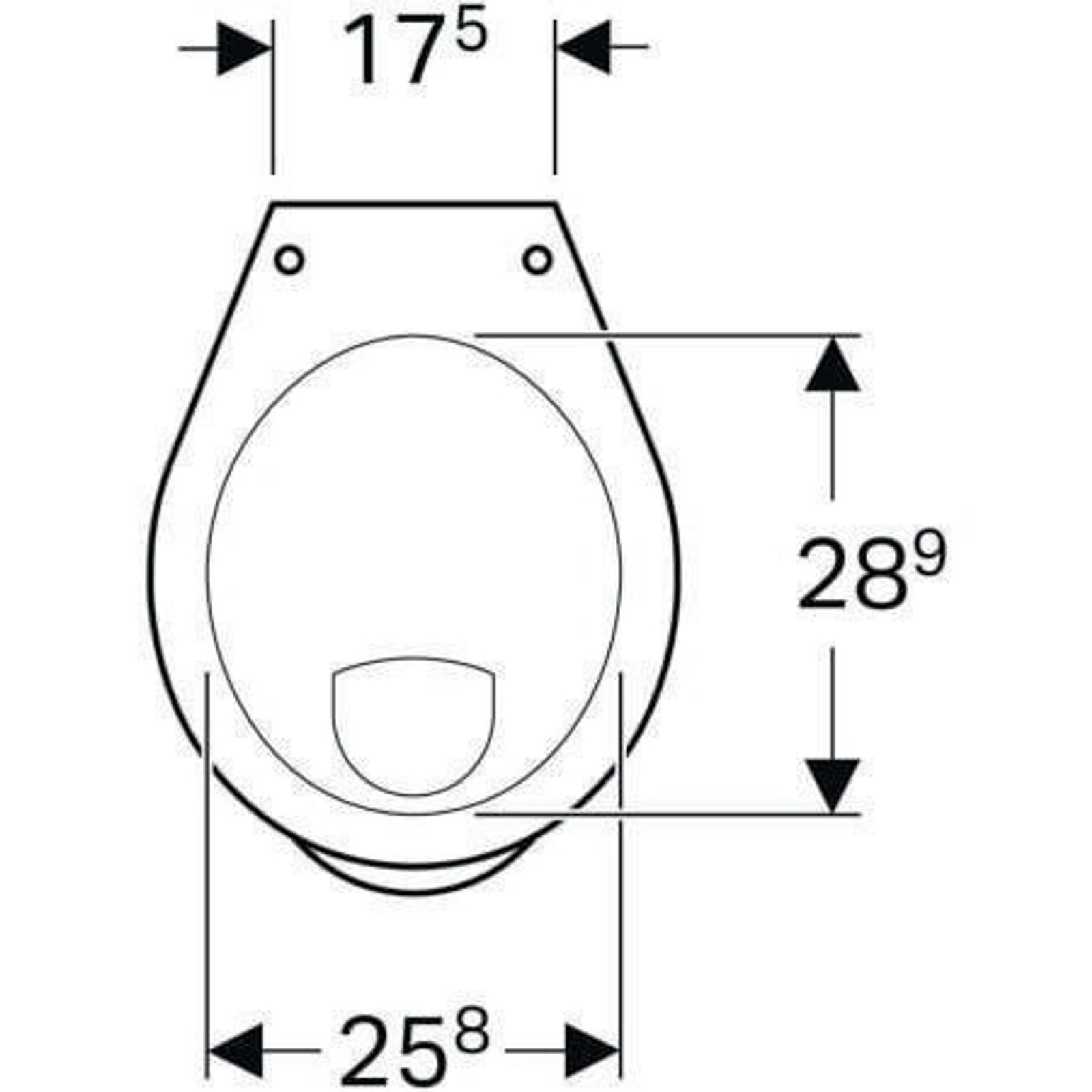 Geberit Bambini Stand-WC für Kinder Flachspüler, H:35cm, weiß